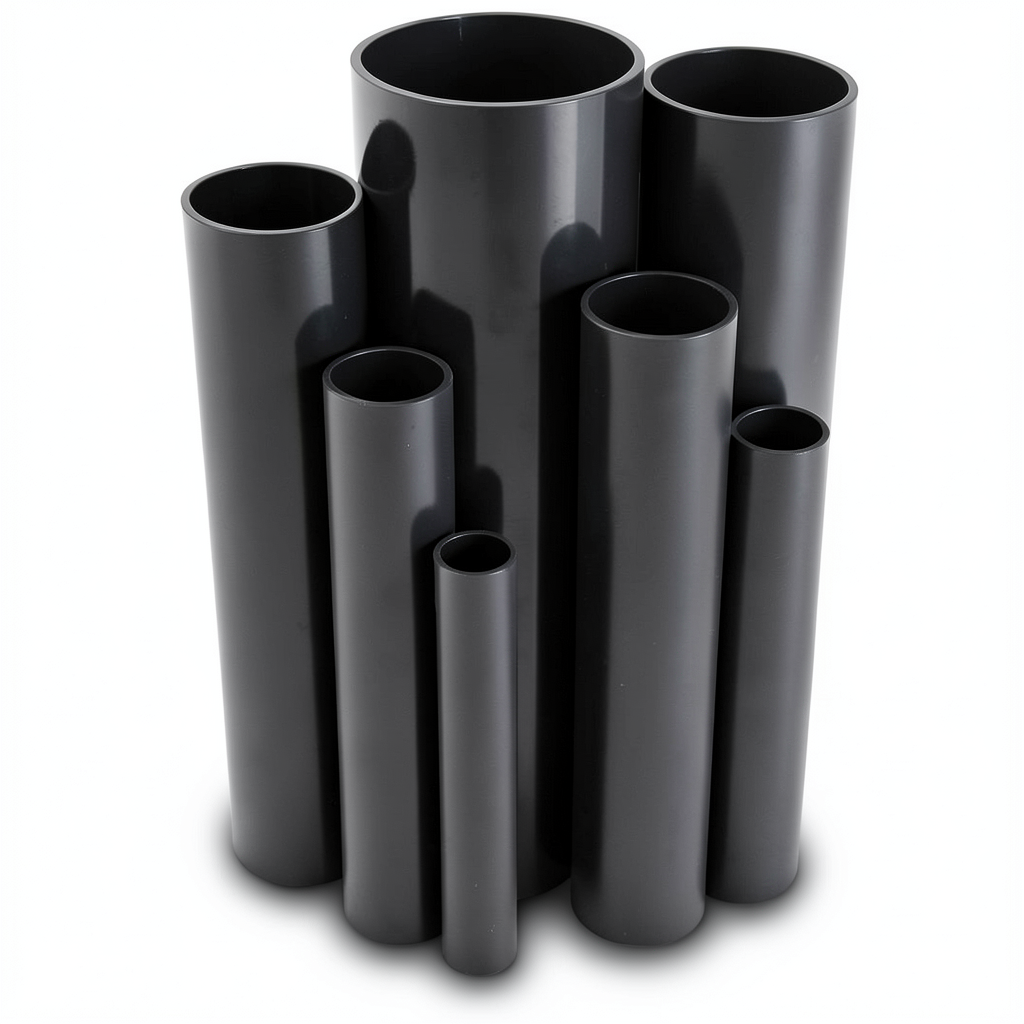 UPVC Pipes Size 3 Inch Thickness 5.49 mm Black Colour