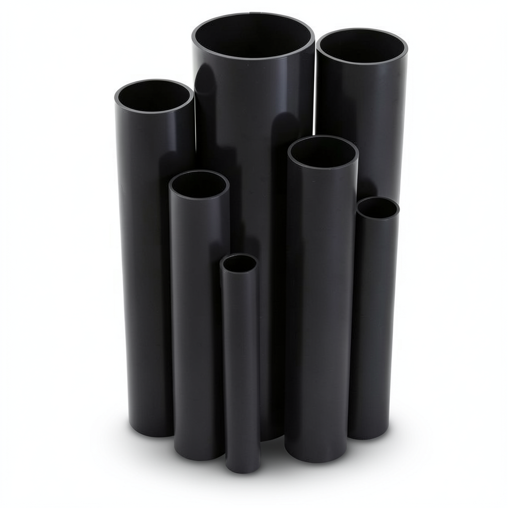 UPVC Pipes 4 Inch Size Thickness 6.02 mm Black Color