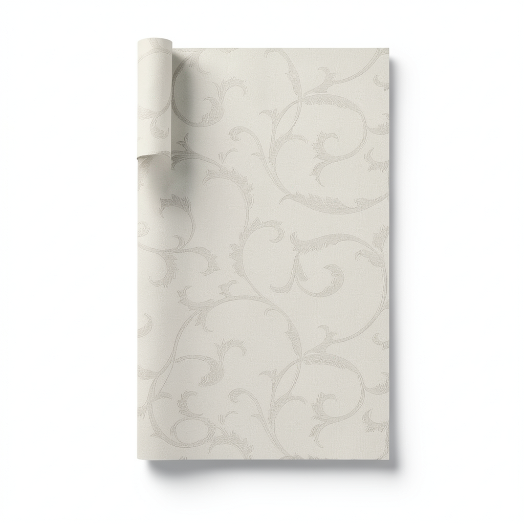 Classic Wall Covering Pale Beige, 10m x 0.73m, Model 3917