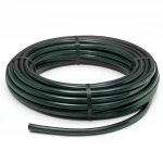 HDPE Plastic Coil Pipe  PN 10 Bar [PE 80] Outside Diameter 50 mm  SDR 13.6  Color Black with Green Stripes | Almona Factory