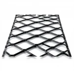 Hot Rolled (Black) Steel Expanded Metal Mesh  Bahri Thickness 2.7 mm Width 2.44  meter Length 7 meter | Bait Al Tatawor Company
