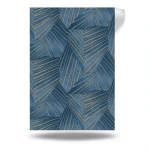 German Wall Decoration Wallpaper Blue, 10m x 0.53m, Model 10152-08