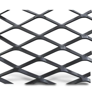 Hot Rolled Black Steel Expanded Metal Mesh Thickness 1.8 mm Width 2.44 m Length 6 m