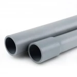 مواسير UPVC لانظمة الصرف الصحي الوطني ضغط 4 بار  قطر خارجي 125 مم سمك 2.5 مم لون رمادي