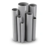 مواسير UPVC مقاس 2 إنش سمك 1.52 مم لون رمادي