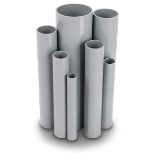 UPVC Pipes 3 Inch Size 1.55 mm Thickness Gray Color