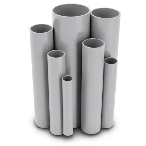 مواسير UPVC مقاس 5 إنش سمك 2.62 مم لون رمادي