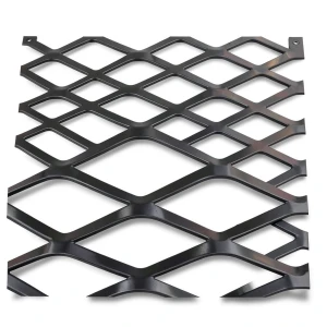 Hot Rolled Black Steel Expanded Metal Mesh Thickness 2.3 mm Width 2.44 m Length 6 m