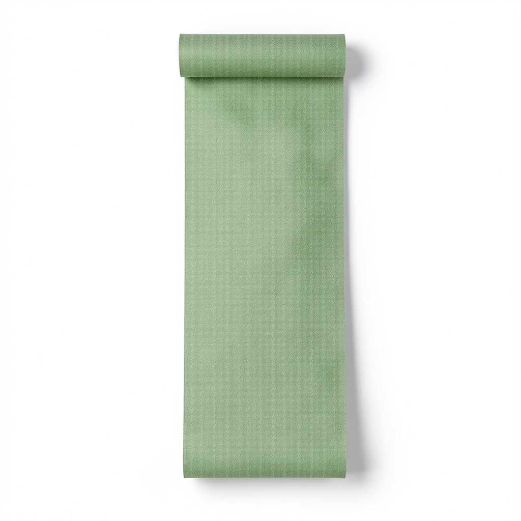 Italian Wall Decoration 10m x 0.73m Green Color, Model 44848