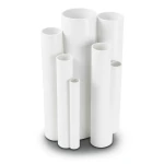 مواسير UPVC ضغط 9 بار قطر خارجي 60.5 مم سمك 3.0 مم لون أبيض