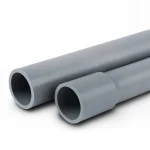 مواسير UPVC لانظمة الصرف الصحي الوطني ضغط 6 بار  قطر خارجي 50 مم سمك 1.8 مم لون رمادي