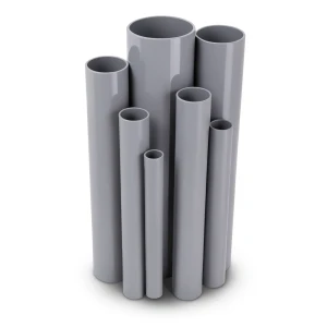 مواسير UPVC مقاس 4 إنش سمك 3.07 مم لون رمادي
