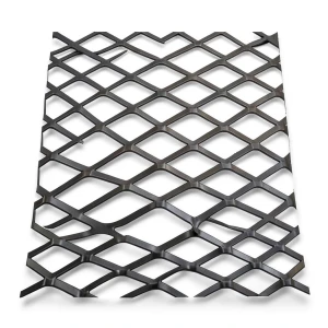 Hot Rolled Black Steel Expanded Metal Mesh 2 mm Thickness 2.44 m Width 7 m Length