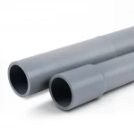 مواسير UPVC لانظمة الصرف الصحي الوطني ضغط 6 بار  قطر خارجي 160 مم سمك 4.7 مم لون رمادي