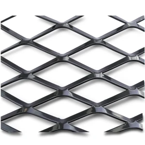 Hot Rolled Black Steel Expanded Metal Mesh Thickness 2.3 mm Width 2.44 m Length 7 m