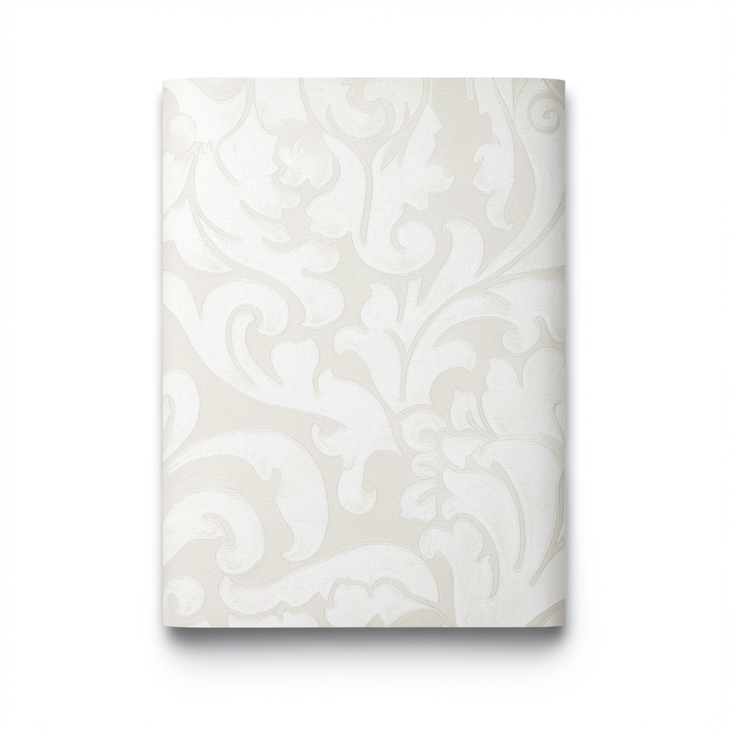 Italian Wallpaper Classic Design 10m x 0.73m, Pale Beige
