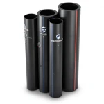 HDPE Pipes PE 100 Pressure 6 Bar Outside Diameter 200 mm Thickness 7.3 mm Black | NEPROPLAST