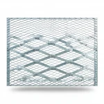 Galvanised Steel Expanded Metal Mesh  Bahri Thickness 1.7 mm Width 1.22 meter Length 1 meter | Bait Al Tatawor Company