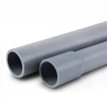 مواسير UPVC لانظمة الصرف الصحي الوطني ضغط 4 بار  قطر خارجي 75 مم سمك 1.8 مم لون رمادي
