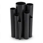 مواسير UPVC مقاس 8 إنش سمك 8.18 مم لون أسود