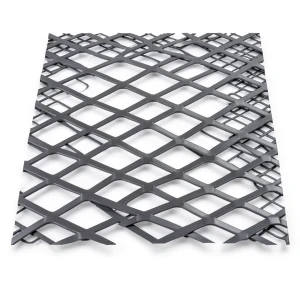 Hot Rolled Black Steel Expanded Metal Mesh Thickness 2.3 mm Width 2.44 m Length 6 m