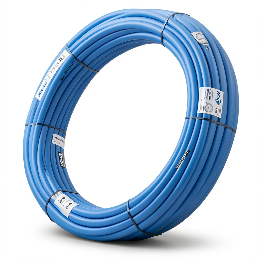 Neproplast HDPE Pipes PE 100 Pressure 12.5 Bar Outside Diameter 90 mm Thickness 6.7 mm Blue | NEPROPLAST