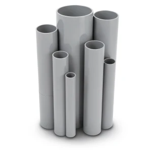 UPVC Pipes 4 Inch Size Thickness 2.08 mm Gray Color