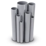 مواسير UPVC مقاس 5 إنش سمك 2.62 مم لون رمادي