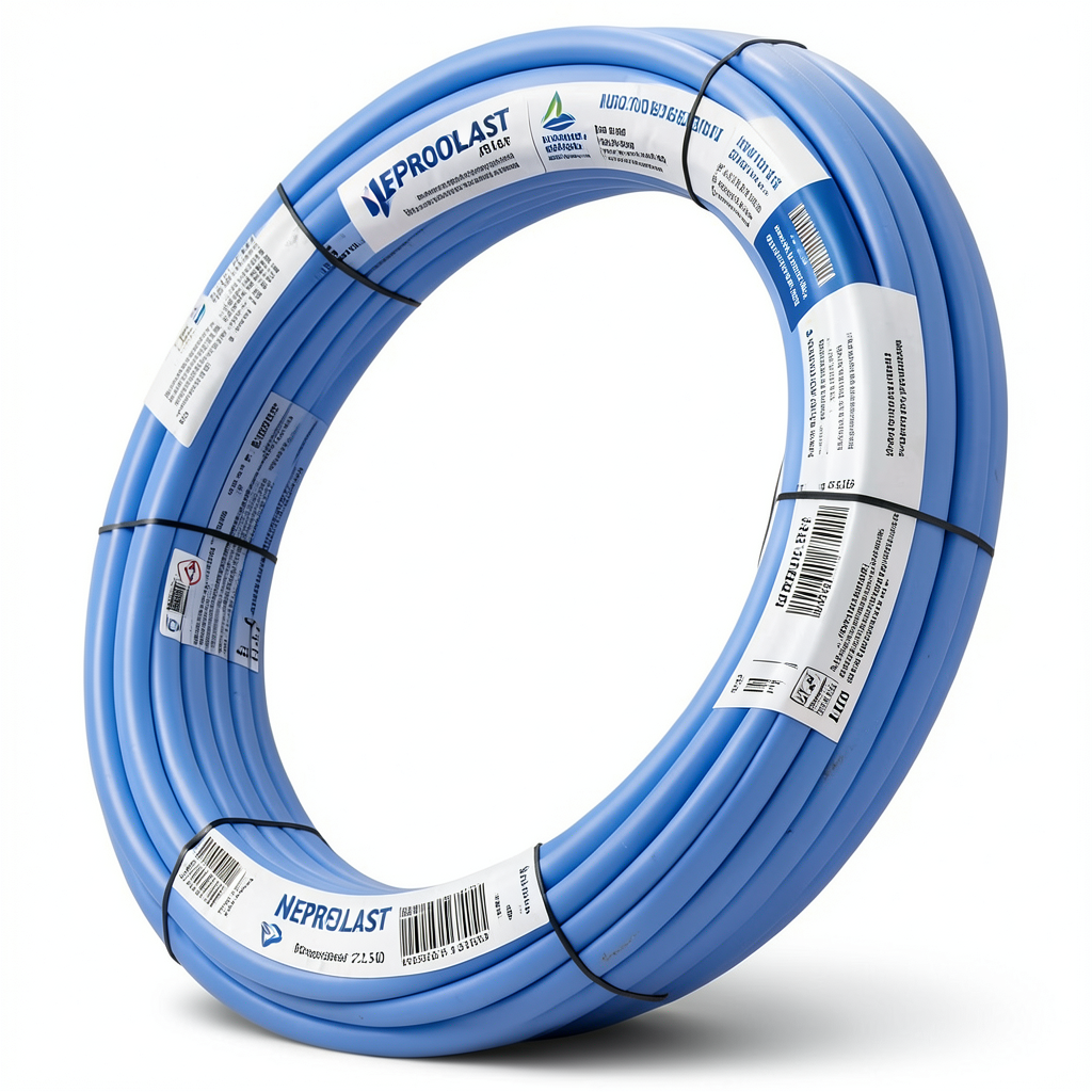 أنابيب HDPE PE 100 ضغط 12.5 بار قطر خارجي 110 مم سمك 8.1 مم لون أزرق | نيبروبلاست