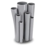 مواسير UPVC قطر خارجي 88.90 مم سمك 1.93 مم لون رمادي