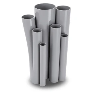 مواسير UPVC قطر خارجي 88.90 مم سمك 1.93 مم لون رمادي