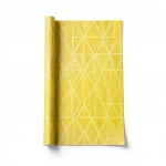 Italian geometric wallpaper, size 10m x 0.73m, yellow color, model Z90049