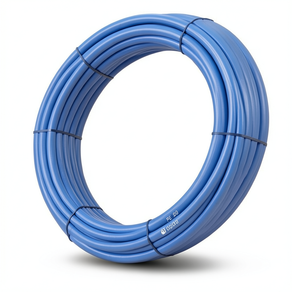 أنابيب HDPE PE 100 ضغط 12.5 بار قطر خارجي 125 مم سمك 9.2 مم لون أزرق | نيبروبلاست
