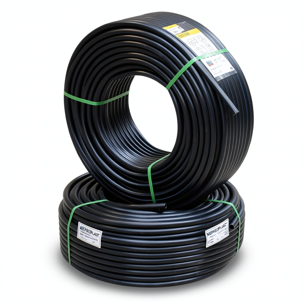 HDPE Pipes PE 100 Pressure 12.5 Bar Outside Diameter 40 mm Thickness 3 mm Black | NEPROPLAST