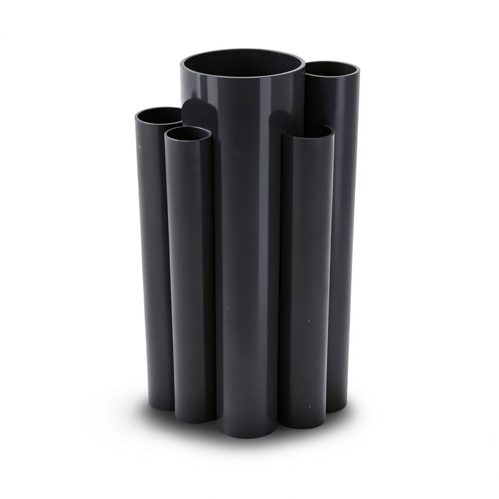 مواسير UPVC ضغط 9 بار قطر خارجي 60.2 مم سمك 2.5 مم لون اسود