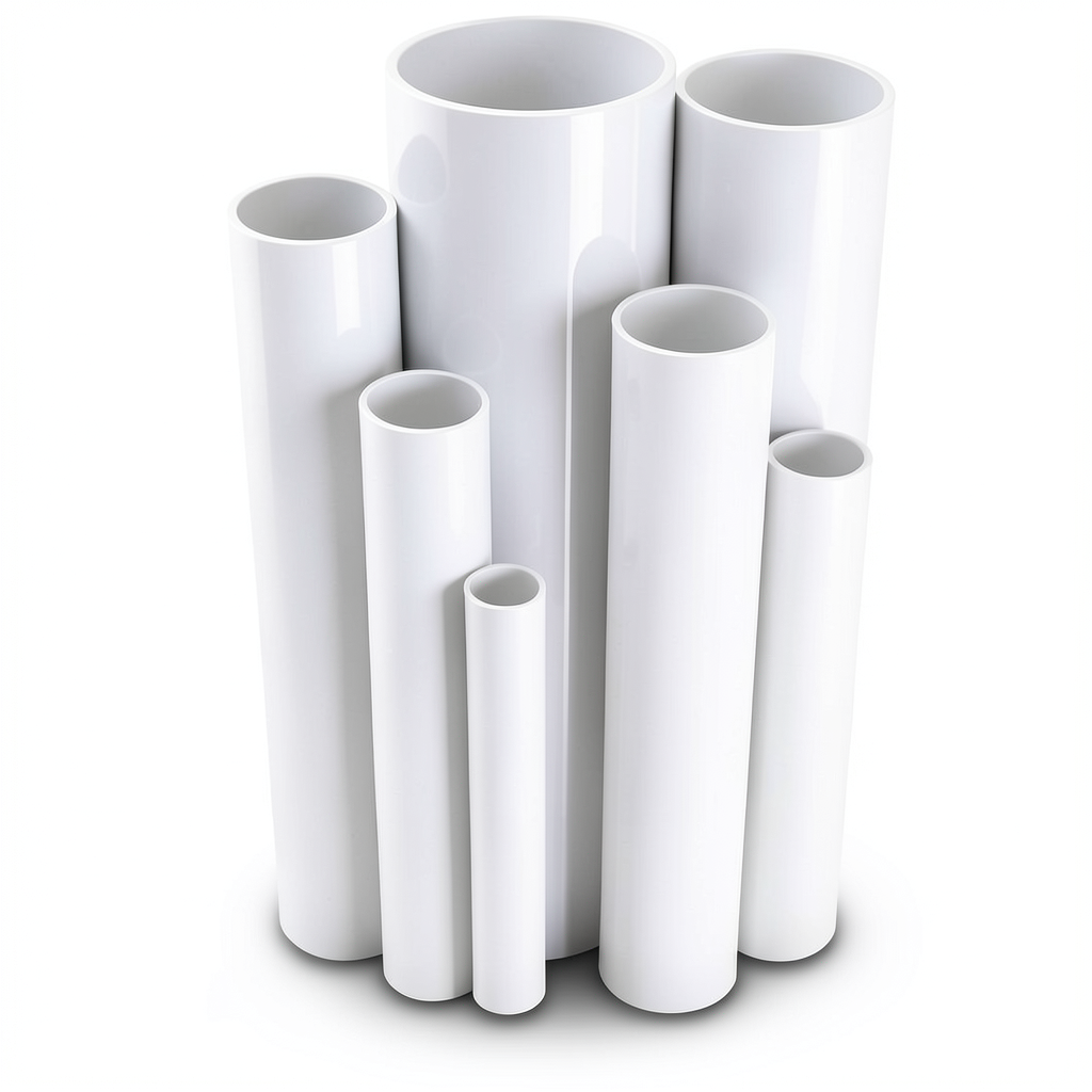 UPVC Pipes 9 Bar Pressure 60.5 mm Diameter 3.0 mm Thickness White