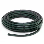 لفة أنابيب HDPE ضغط  10 بار [PE 80] قطر خارجي 125 مم  SDR 13.6  لون اسود مع خط اخضر | مصنع المنى