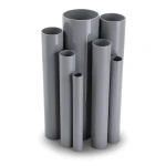مواسير UPVC مقاس 3 إنش سمك 2.34 مم لون رمادي