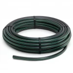 لفة أنابيب HDPE ضغط  10 بار [PE 80] قطر خارجي 140 مم  SDR 13.6  لون اسود مع خط اخضر | مصنع المنى