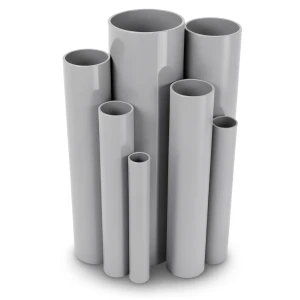 UPVC Pipes 4 Inch Thickness 3.07 mm Gray Color