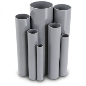 UPVC Pipes 5 Inch Thickness 3.88 mm Gray Color