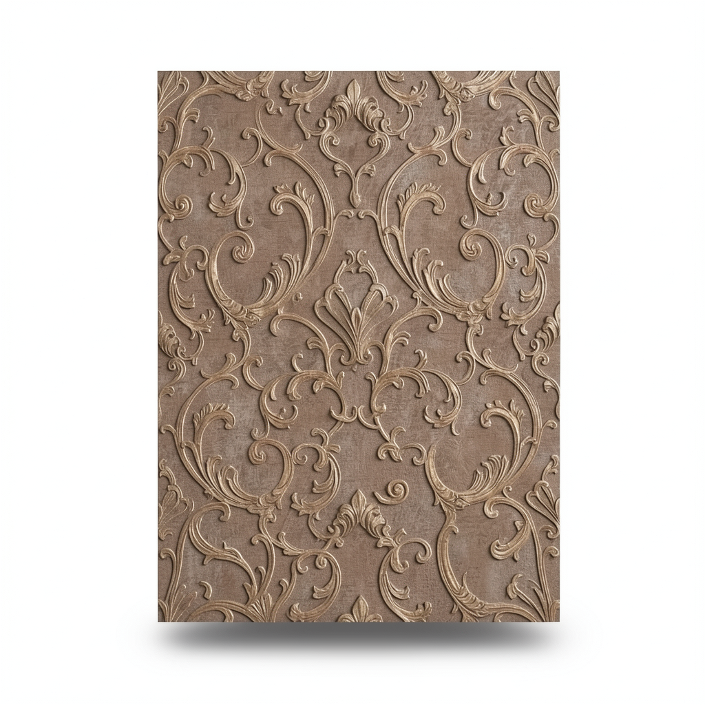 Italian Wallpaper Classic Design 10mx0.70m Brown, Model 14043
