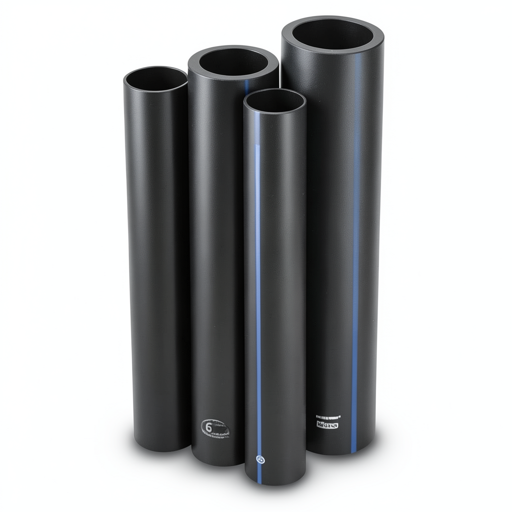 مواسير HDPE PE 100 ضغط 6 بار قطر خارجي 355 مم سمك 12.9 مم لون اسود | نيبروبلاست