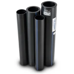 HDPE Pipes PE 100 Pressure 6 Bar Outside Diameter 400 mm Thickness 14.5 mm Black | NEPROPLAST