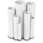 مواسير UPVC ضغط 12 بار قطر خارجي 60.2 مم سمك 3.1 مم لون أبيض