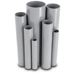UPVC Pipes Nominal Pressure 12 Bar Outside Diameter 60.2 mm Thickness 3.1 mm Gray