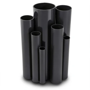 UPVC Pipes 12 Bar Pressure 60.2 mm Diameter 3.1 mm Thickness Black