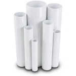 مواسير UPVC ضغط اسمي 12 بار قطر خارجي 60.5 مم سمك 3.7 مم لون أبيض