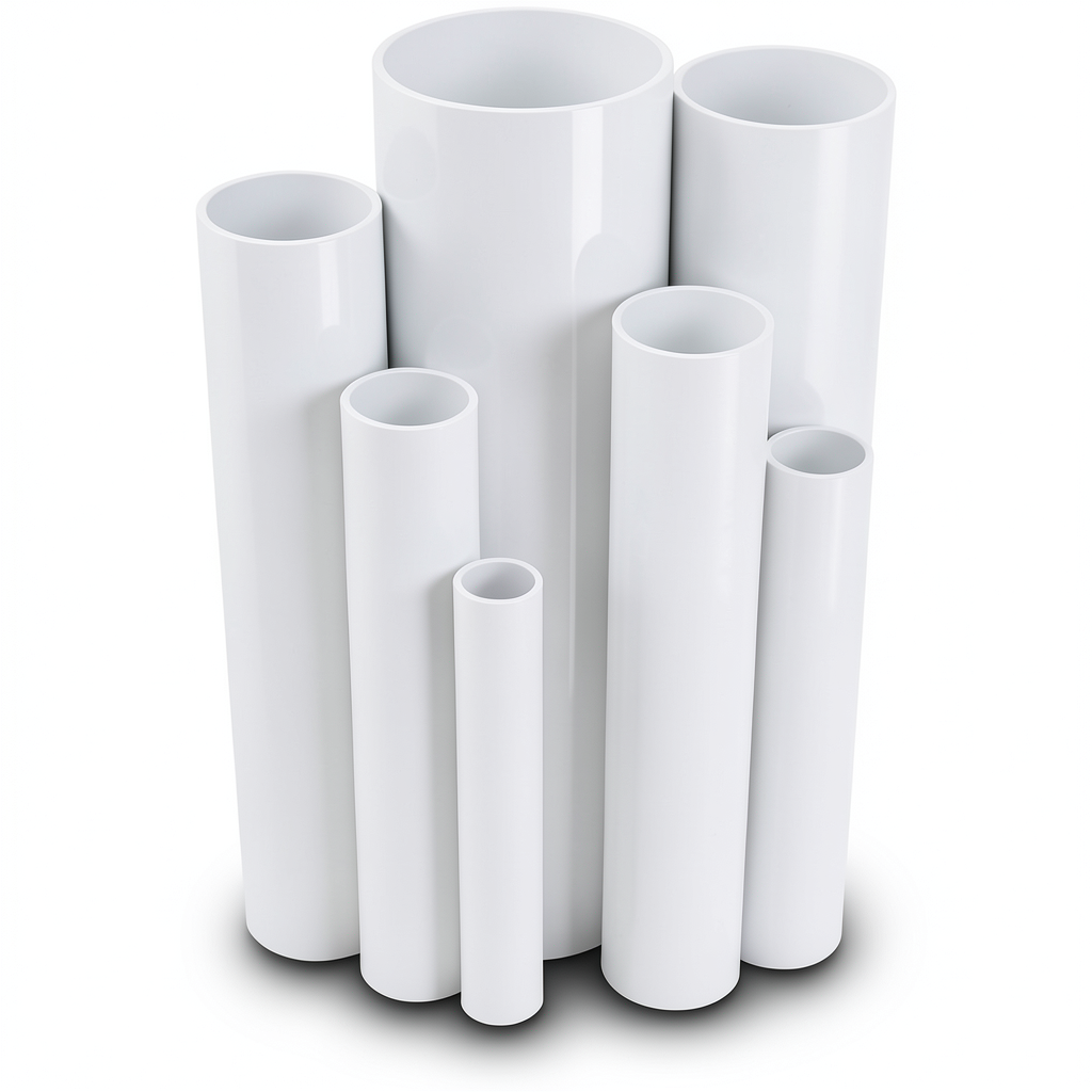 UPVC Pipes Nominal Pressure 12 Bar Outside Diameter 60.5 mm Thickness 3.7 mm White