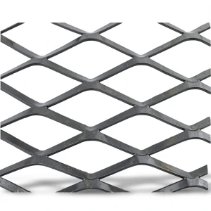 Hot Rolled Steel Expanded Metal Mesh 3 mm Thickness 2.44m Width 2m Length, Black